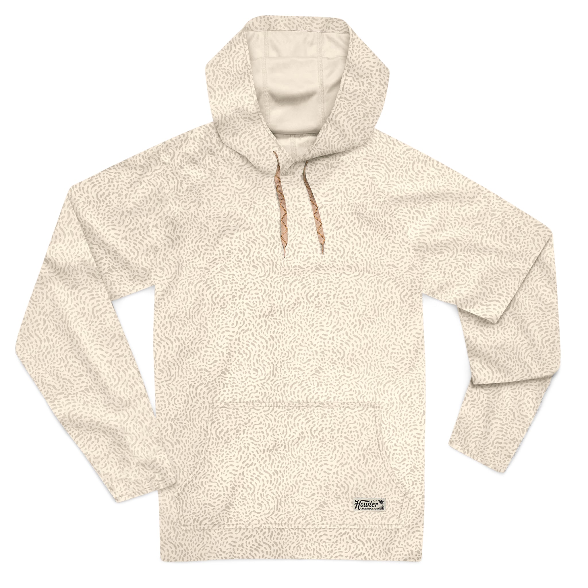 Loggerhead Hoodie- Pond Patterns/Bone